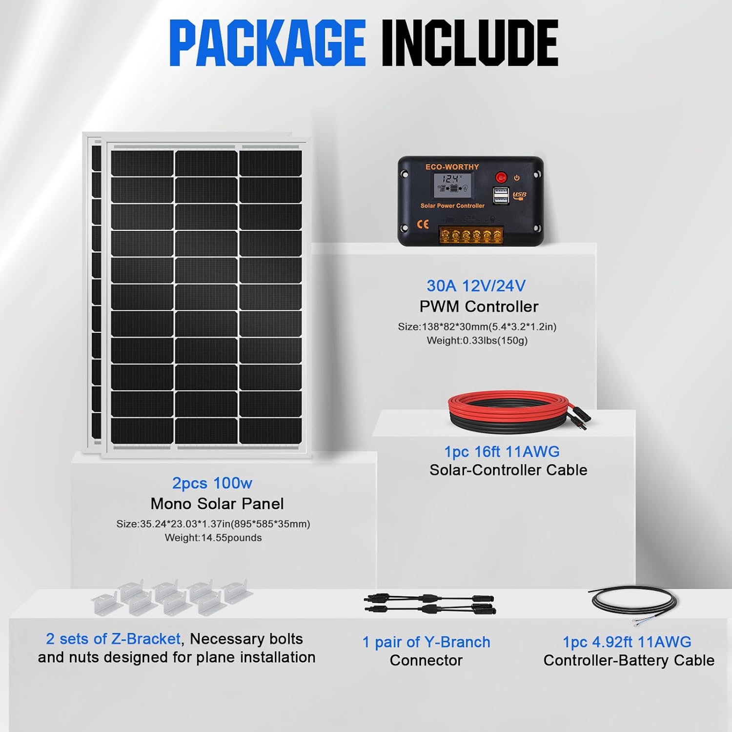 ECO WORTHY Solar Panel Kit - Image 5