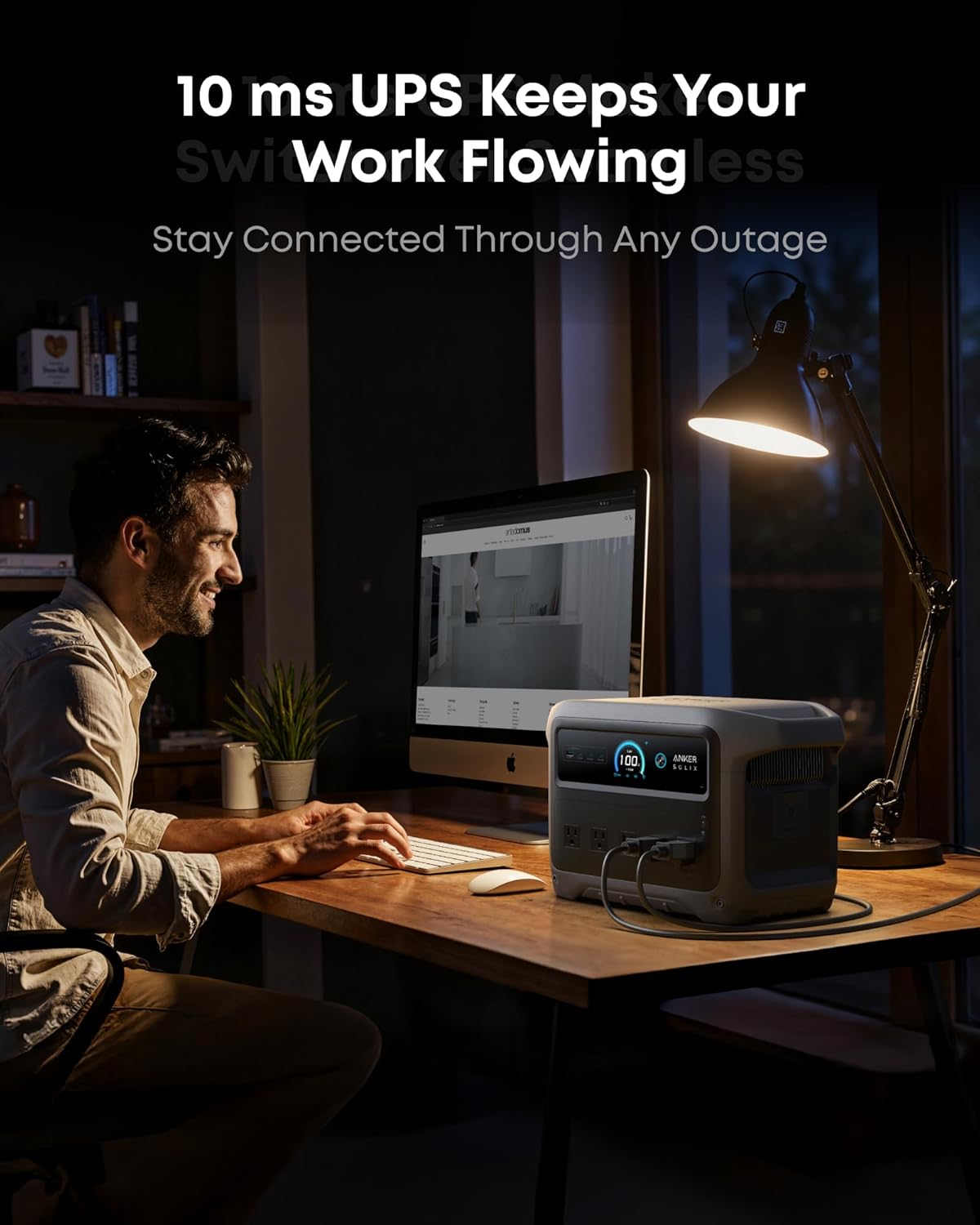 Anker SOLIX Portable Power Solar Generator - Image 3